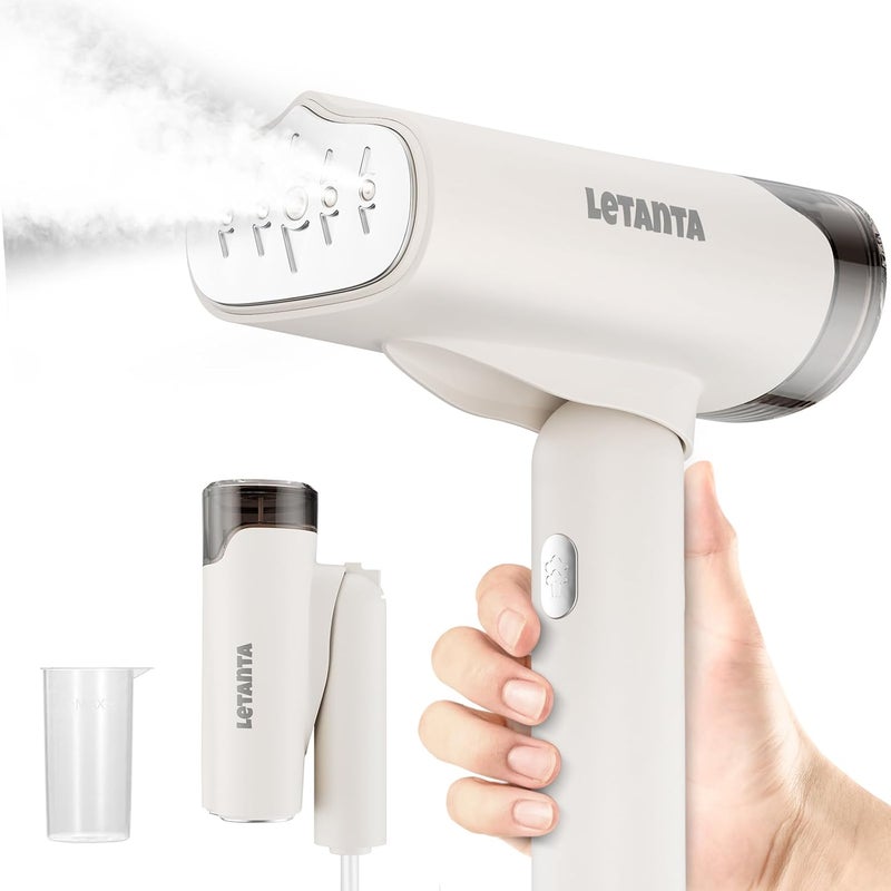 Letanta 2025 New Foldable Clothes Steamer Handheld, 1000W Travel Garment Steamer Iron for Clothes with 150ml Tank for Home, Office and Travel - Image 1